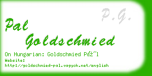 pal goldschmied business card